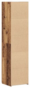 Magas Bútor Régi Fa 45x42.5x185 cm MDF