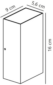 Nordlux - LED Kültéri fali lámpa ROLD LED/10,5W/230V IP54 krémes