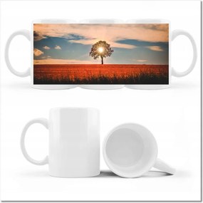 Nyomtatott bögre Kilátás Tájkép