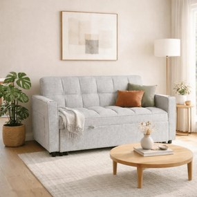 Étkezőasztal SKUBI bővíthető 120-160 cm, kasmír