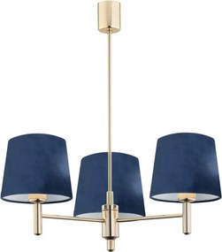 ARGON 1485 PONTE Modern Csillár Sötétkék, Sárgaréz E27 IP20