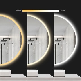 Tutumi Tutumi, kerek LED tükör 80cm HZJ080, HOM-02801