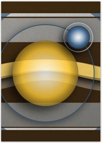 Poszterek A4 Pion Divatos gömbök Absztrakt