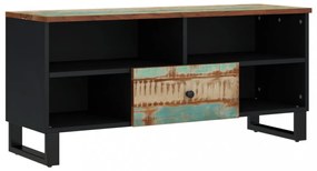 tömör újrahasznosított és szerelt fa TV-szekrény 100x33x46 cm