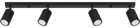 Sollux SL.1584 - Spotlámpa KARBON 4xGU10/10W/230V fekete