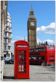 Poszterek 125x185 London BigBen fülke