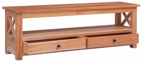tömör mahagóni TV-szekrény 115 x 30 x 40 cm