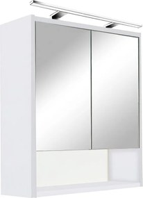 Luna 60 felső tükrös szekrény fehér