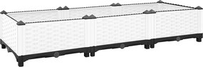 vidaXL polipropilén magaságyás 120 x 40 x 23 cm