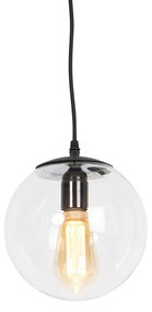 Modern függesztett lámpa 20 cm áttetsző - Pallon