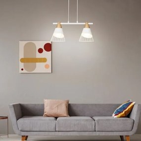 Rabalux 5666 - Csillár zsinóron ISAAC 2xE27/60W/230V