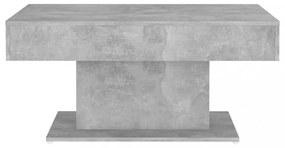 betonszürke szerelt fa dohányzóasztal 96 x 50 x 45 cm