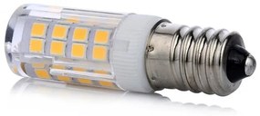 LED lámpa , égő , kukorica , E14 foglalat , 5 Watt , 360° , hideg fehér