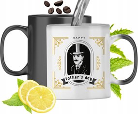 Mágikus Bögre Apukáknak Színváltós Nyomtatott Fotóval