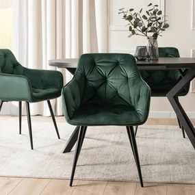 Zöld Bársony Étkezőszék. MODESTO