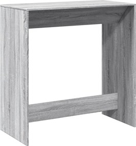 vidaXL szürke sonoma színű szerelt fa bárasztal 102 x 50 x 103,5 cm