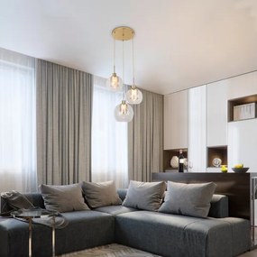 Rabalux 6496 - Csillár zsinóron 3xE27/60W/230V