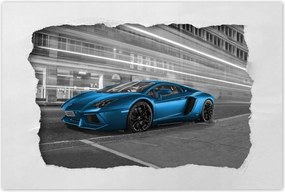 Poszterek 90x60 Kék sebesség