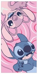 Disney Lilo és Stitch, A csillagkutya fürdőlepedő, strand törölköző 70x140cm (Fast Dry)