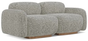 Szürke moduláris kanapé 190 cm Ailani – Makamii