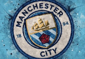 Poszter, Manchester City F.c., Football Club, Anglia, Premier League,