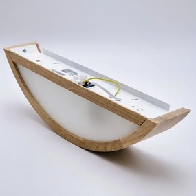 Fali lámpa OAK 1xE27/60W/230V tölgy