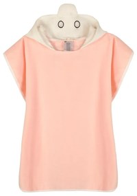 Rózsaszín pamut gyerek fürdőponcsó Lola – Good Morning