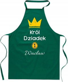 Konyhai kötény Vicces Ajándék Nagypapának Király Nagypapa Első 1 Név