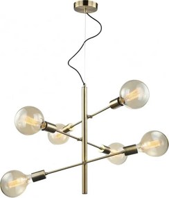 ITALUX MDM3582-6-AB MADALYN Glamour Csillár Barna E27 IP20