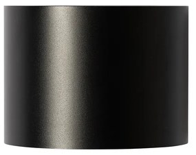 Modern fali lámpa fekete kerek - Edwin