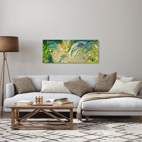 A rizsföldek képe madártávlatból (120x50 cm)