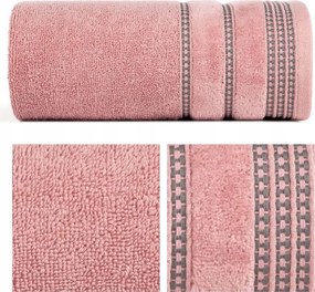 Amanda pamut törölköző 50x90 Eurofirany púderszínű