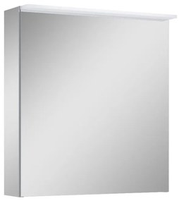 AREZZO design Tükrös szekrény PREMIUM 60,1 ajtó + TECHNOBOX+ LED LÁMPA PANEL