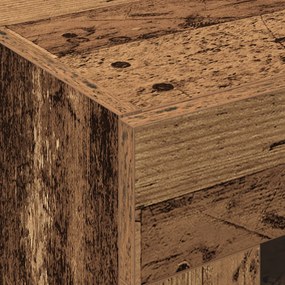 Falra Szerelhető Szekrények 2 db Régi Fa 69.5x34x90 cm Mérnöki Fa