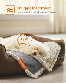 Vízálló kutyapárna kistestű kutyáknak és macskáknak, mosógépben mosható