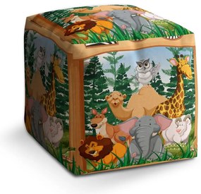Cube zsámoly állatkert, színes