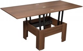 Savelli Cassino Magasítható/bővíthető étkező és dohányzóasztal Walnut