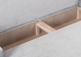 DELLA Háromszemélyes kinyitható kanapé Bézs