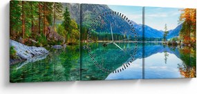 Kép - Hintersee-tó (órával) (90x30 cm)