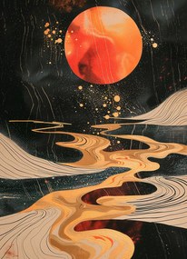 Poszter 13x18cm Bolygótánc