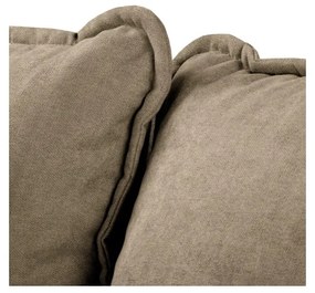 Világosbarna sarokkanapé (jobb oldali) Beata – Ropez