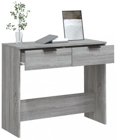 szürke sonoma színű szerelt fa tálalóasztal 90 x 36 x 75 cm