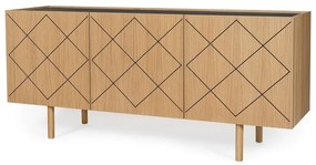 Porto Ramalade komód tölgyfa dekorral - Woodman