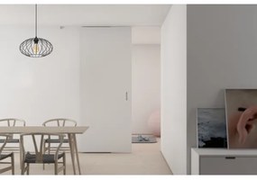 Csillár zsinóron CORRINI 1xE27/60W/230V átm. 34 cm fekete/átlátszó