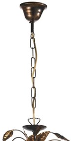 ONLI - Csillár láncon COLLANA 6xE14/6W/230V bronz/arany