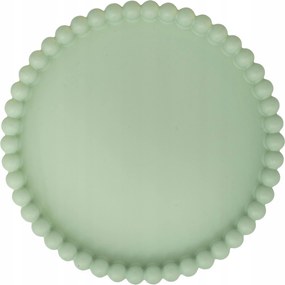 Szappantartó Kerek Zöld Dekoratív Fürdőszobai Bonbon Átm. 11 CM