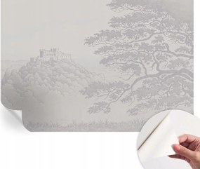 ĂntapadĂłs tapĂ©ta Divatos 3D fali ragasztĂłval KastĂ©ly tĂĄjkĂ©p 152x104 cm