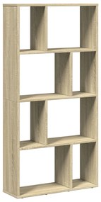 sonoma tölgy színű szerelt fa könyvespolc 60 x 20 x 120 cm