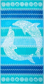 PANTELLERIA Strandtörölköző türkiz 165x90cm