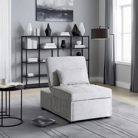 Ágyazható Fotel Szürke Színben. IBERIS 67 cm